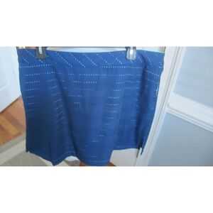 CUTE NAVY BLUE GOLF SKORT BY LADY HAGEN WITH A SHOW THROUGH AQUA LINING  16